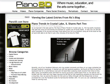 Tablet Screenshot of blog.pianosd.com